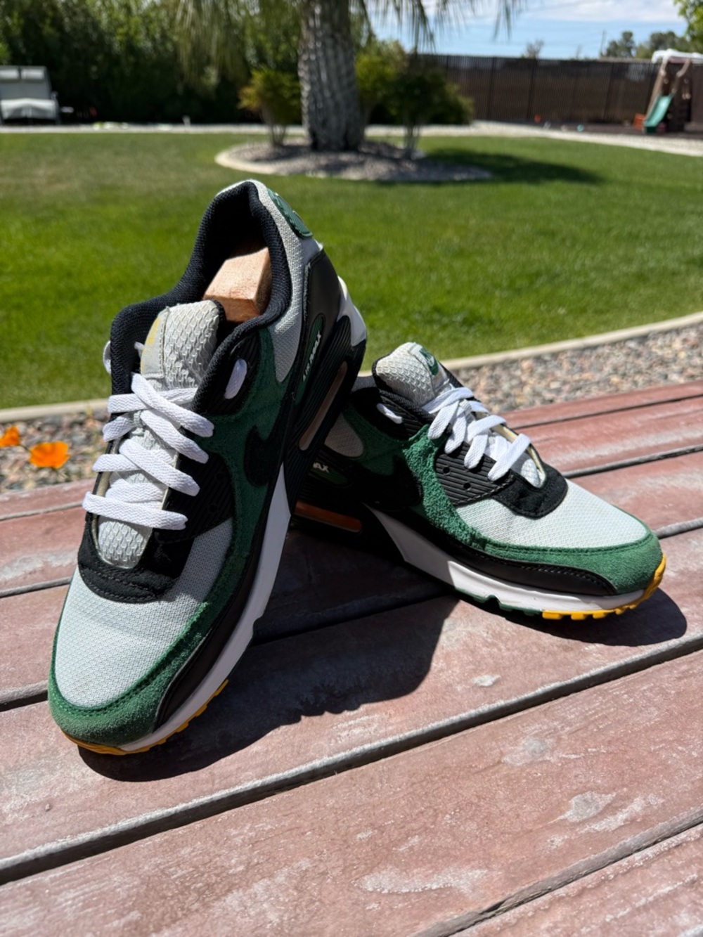 Men's Nike Air Max 90- George Green